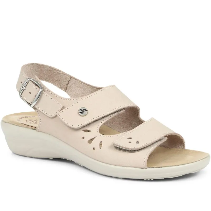 Fully Adjustable Leather Sandal - FLY2304 / 307 446 sold by Shoe-Shop