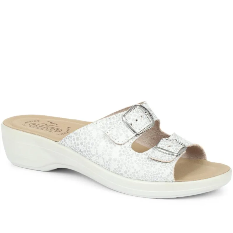 Buckle Fasten Mule Sandal - FLY31024 / 317 077 sold by Shoe-Shop