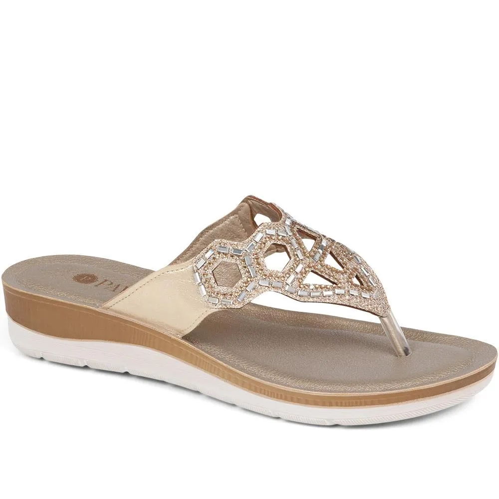Toe Post Wedge Sandals - INB37047 / 323 616 sold by Shoe-Shop product image thumbnail 3