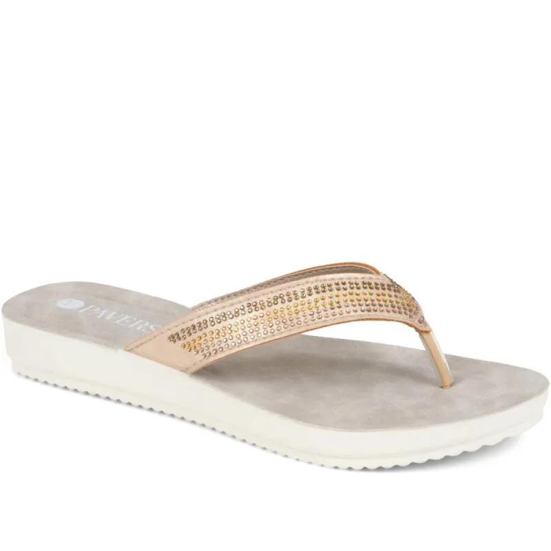 Embellished Toe Post Sandals - INB37049 / 323 617 sold by Shoe-Shop