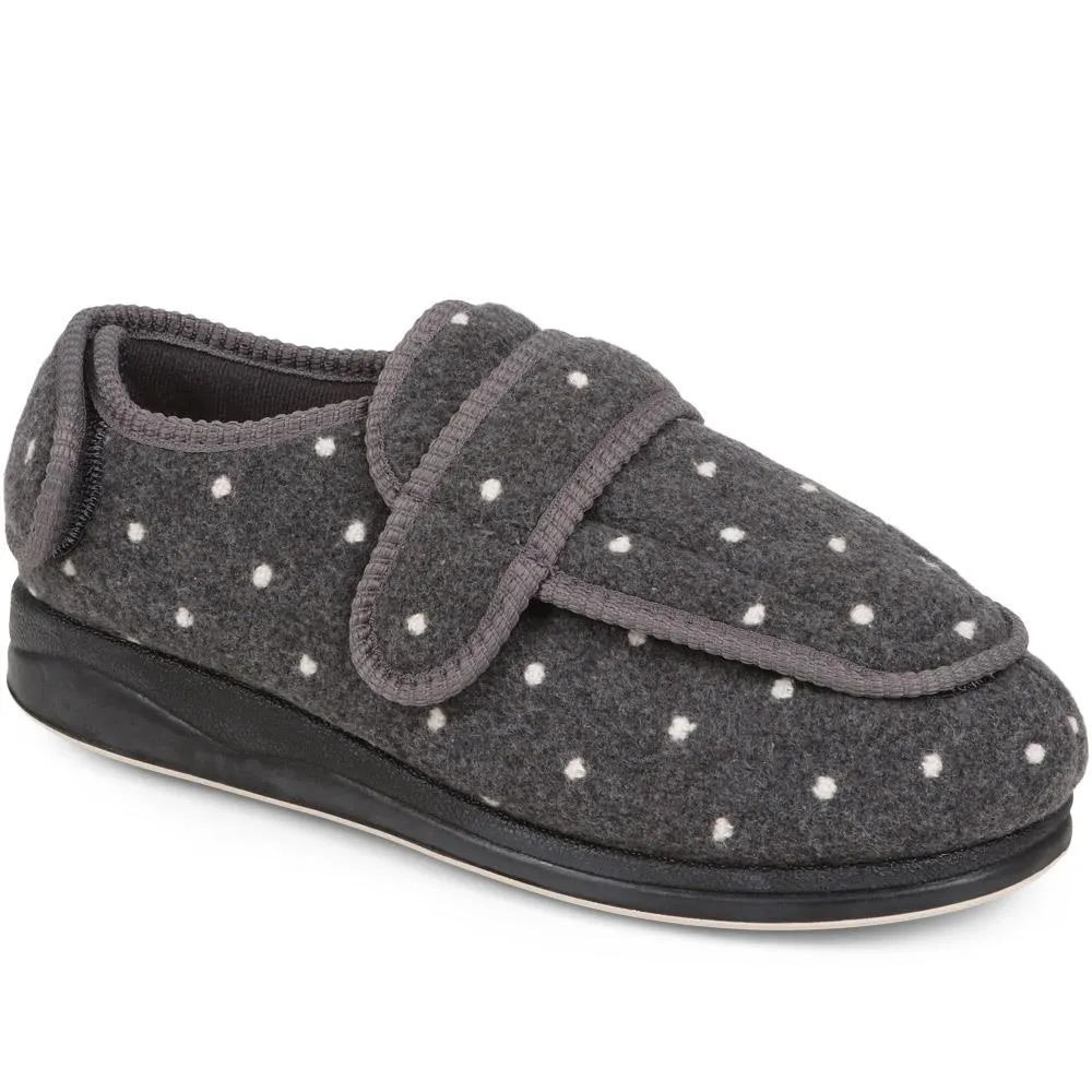 Extra-Wide Fit Adjustable Slippers - MERYL / 324 146 sold by Shoe-Shop product image thumbnail 5