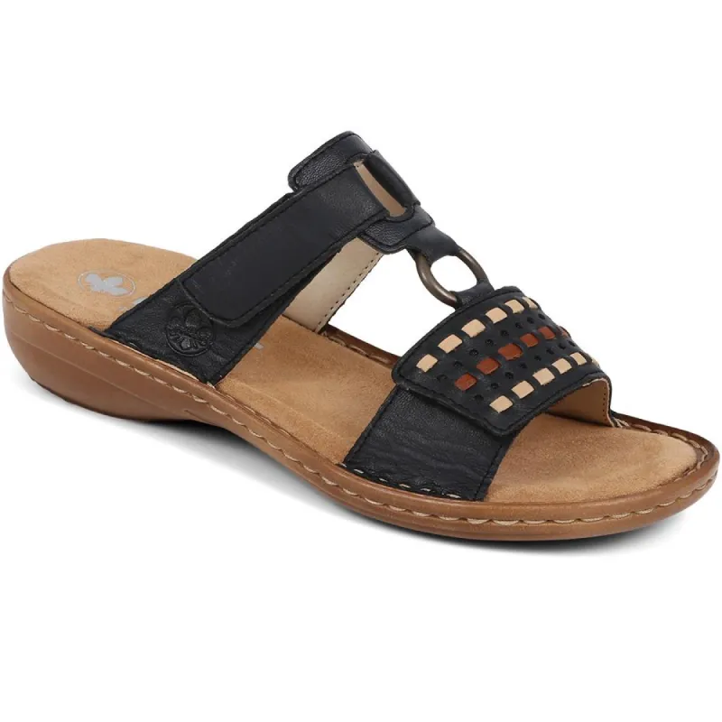 Double Strap Flat Sandals - RKR39527 / 325 023 sold by Shoe-Shop