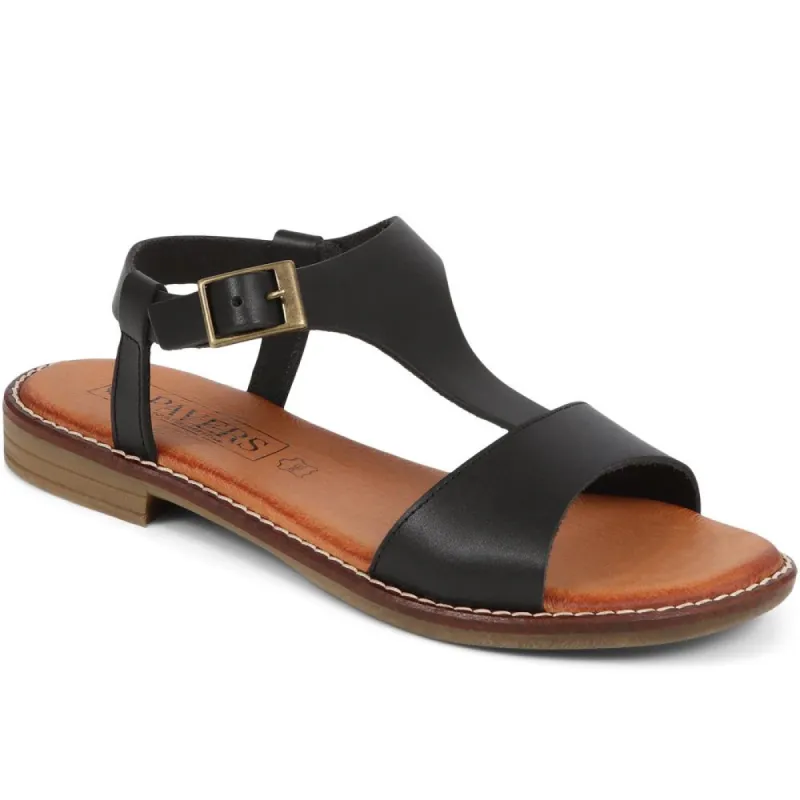 Flat Leather Sandals  - TUYUR39007 / 325 297 sold by Shoe-Shop