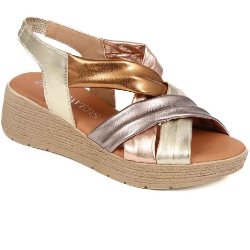 Cross-Strap Platform Sandals  - MARIL39003 / 325 332 sold by Shoe-Shop