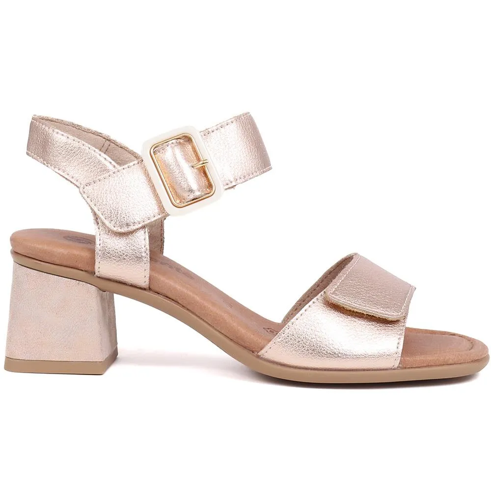 Leather Heeled Sandals - DRS39510 / 325 410 sold by Shoe-Shop product image thumbnail 3