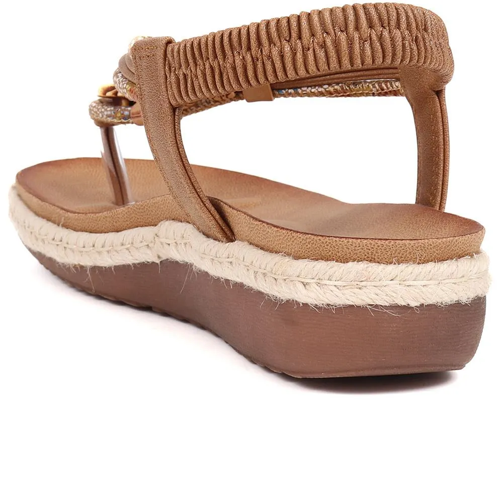 Embellished Toe-Post Sandals - BAIZH39091 / 325 584 sold by Shoe-Shop product image thumbnail 5