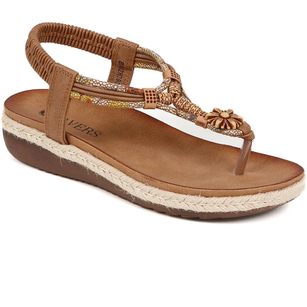 Embellished Toe-Post Sandals - BAIZH39091 / 325 584 sold by Shoe-Shop product image thumbnail 3