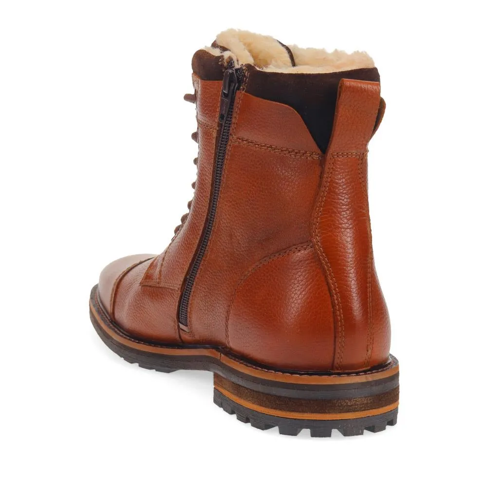 Fur-Cuffed Lace-Up Boots - RNB40007 / 325 992 sold by Shoe-Shop product image thumbnail 4