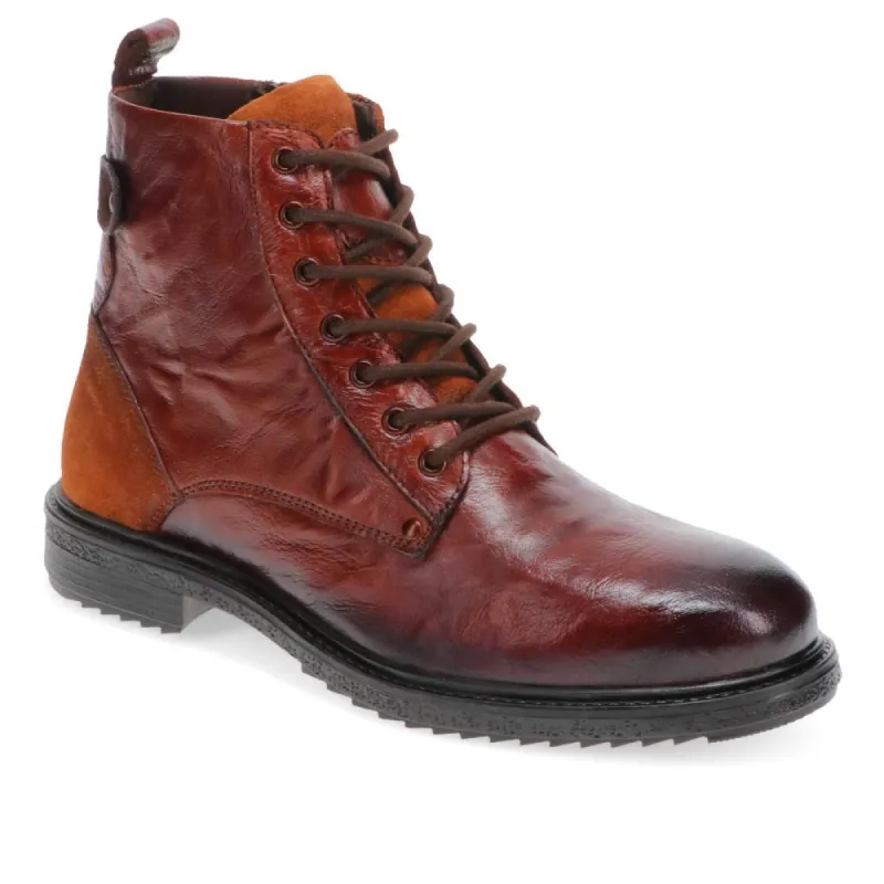 Casual Leather Lace-Up Boots - BELSAKM40014 / 326 232 sold by Shoe-Shop