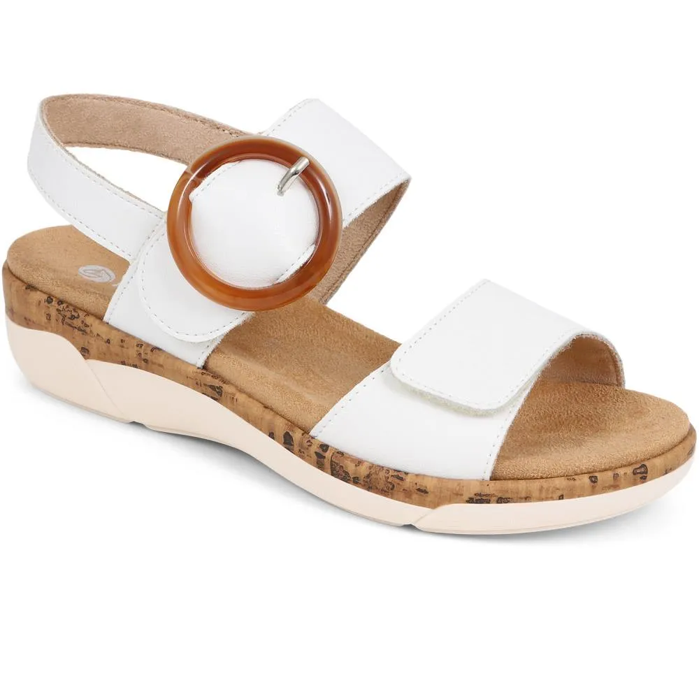 Dual-Fitting Two-Tone Sandals - DRS33503 / 319 686 sold by Shoe-Shop