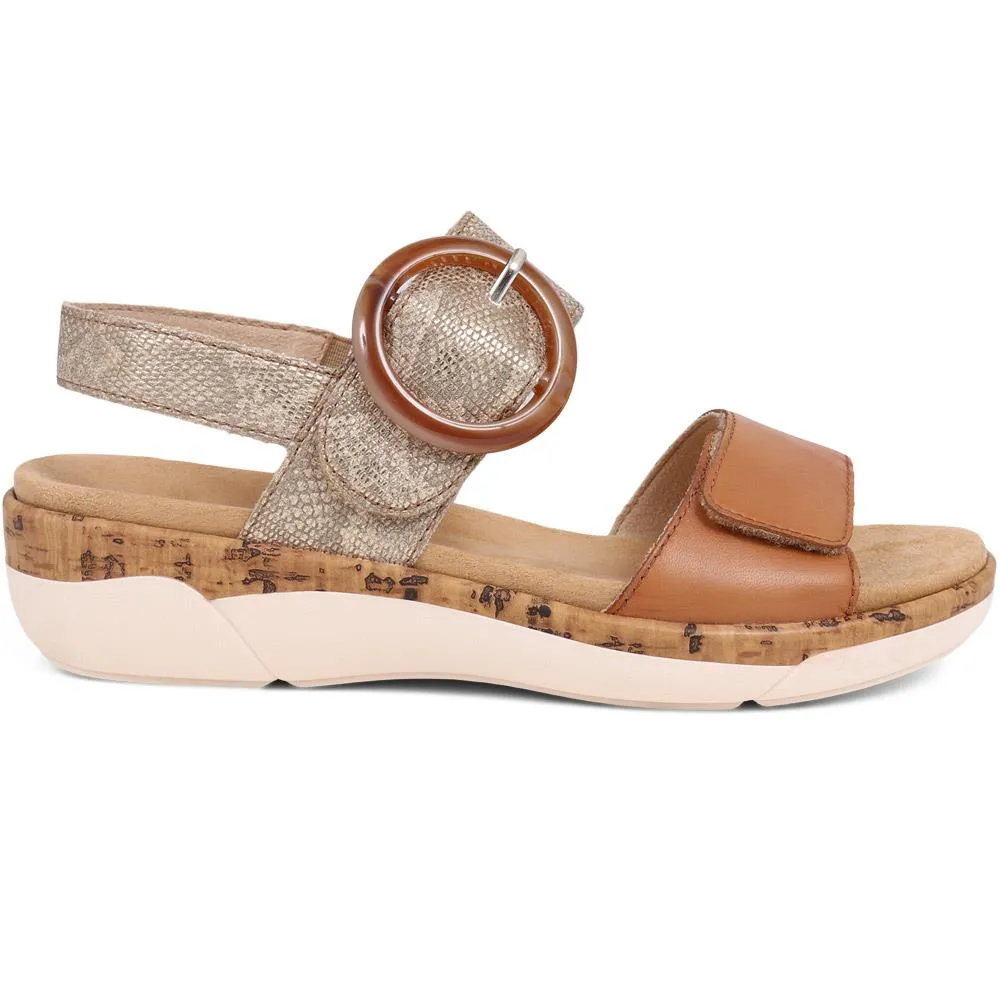 Dual-Fitting Two-Tone Sandals - DRS33503 / 319 686 sold by Shoe-Shop product image thumbnail 3