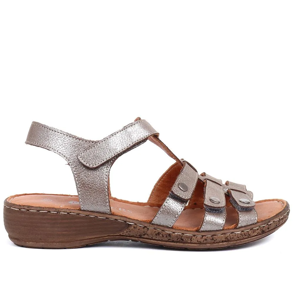 Leather T-Bar Sandals - LUCK33015 / 320 059 sold by Shoe-Shop product image thumbnail 4