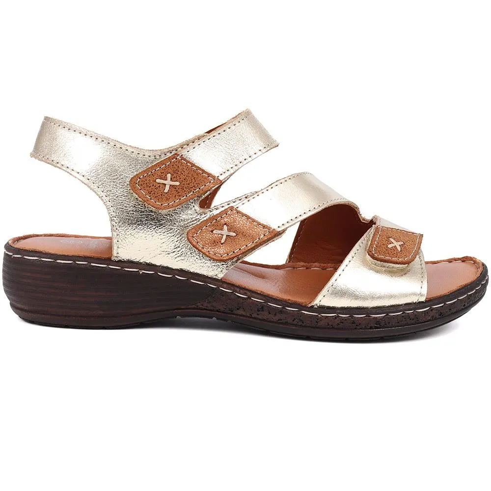 Fully Adjustable Leather Sandals - LUCK33011 / 320 063 sold by Shoe-Shop product image thumbnail 4