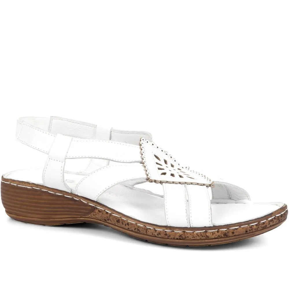 Leather Slingback Sandals - LUCK35001 / 321 605 sold by Shoe-Shop
