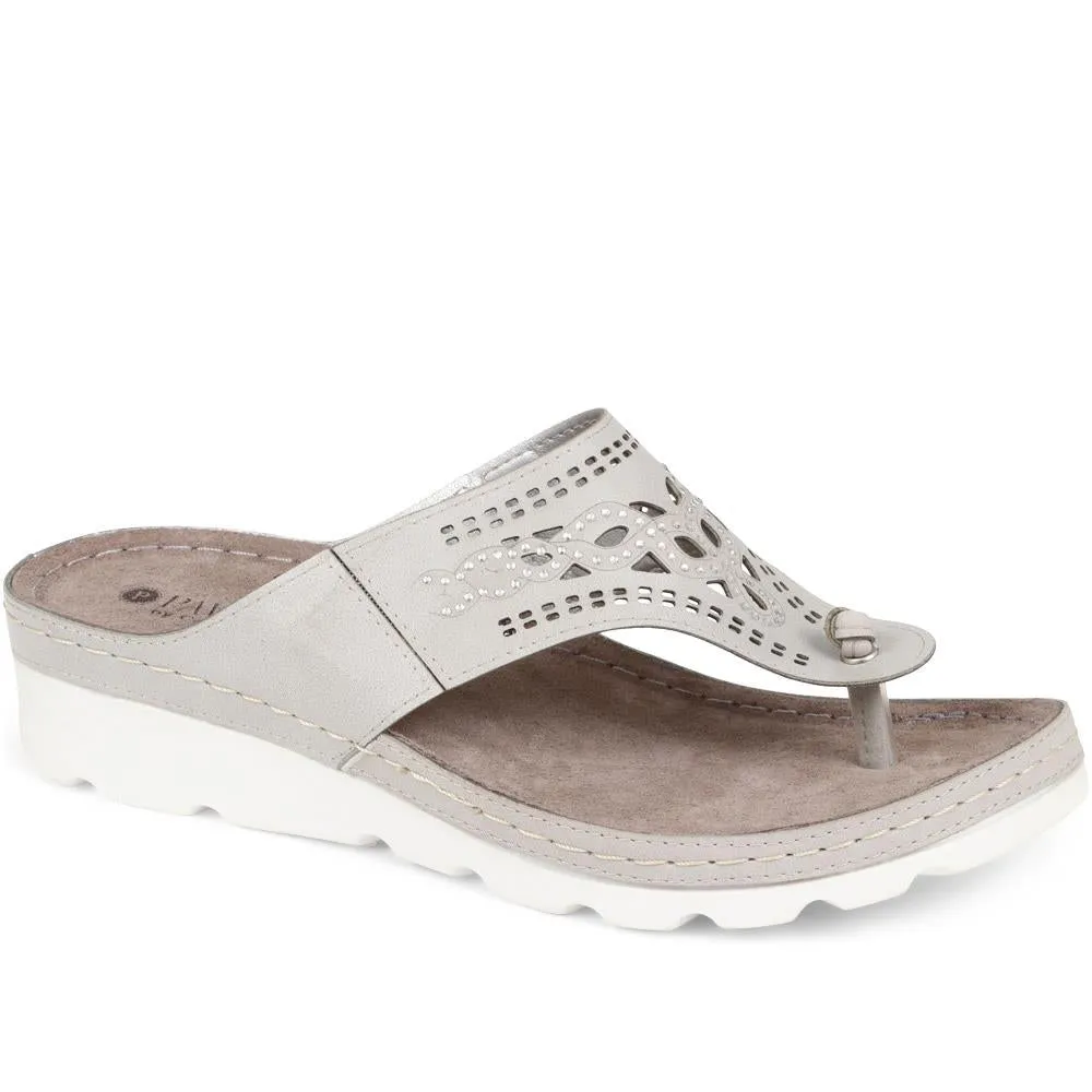 Embellished Toe Post Sandals - SERAY37009 / 323 498 sold by Shoe-Shop product image thumbnail 3