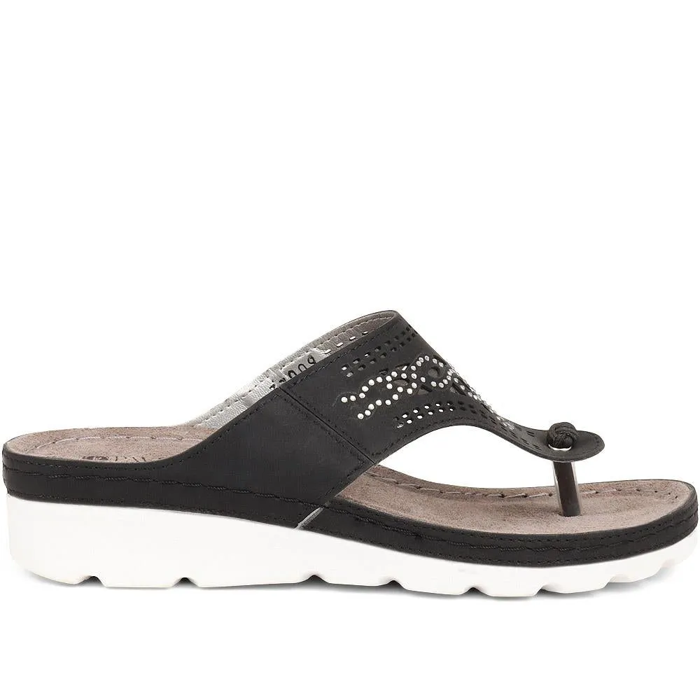 Embellished Toe Post Sandals - SERAY37009 / 323 498 sold by Shoe-Shop product image thumbnail 5