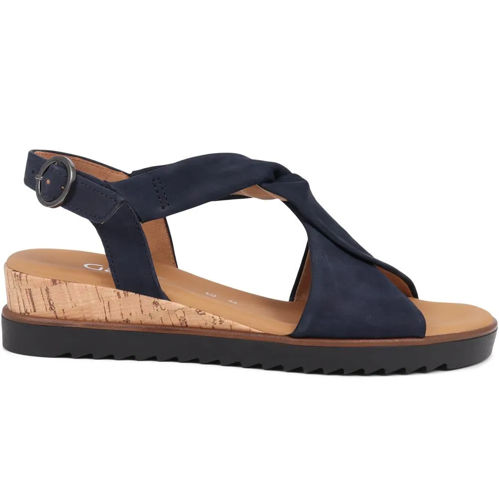 Rich Leather Twist-Front Sandals - GAB31514 / 317 898 sold by Shoe-Shop product image thumbnail 3