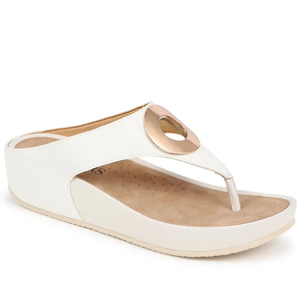 Toe-Post Platform Sandals - BAIZH39098 / 325 623 sold by Shoe-Shop