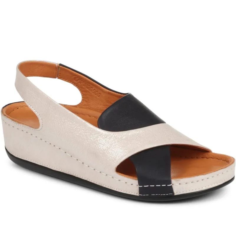 Leather Slingback Sandal - LAPIN29506 / 314 926 sold by Shoe-Shop
