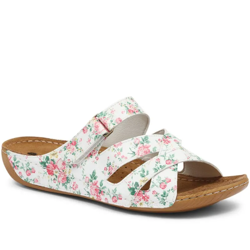 Wide Fit Mule Sandals - MUYA31017 / 317 799 sold by Shoe-Shop