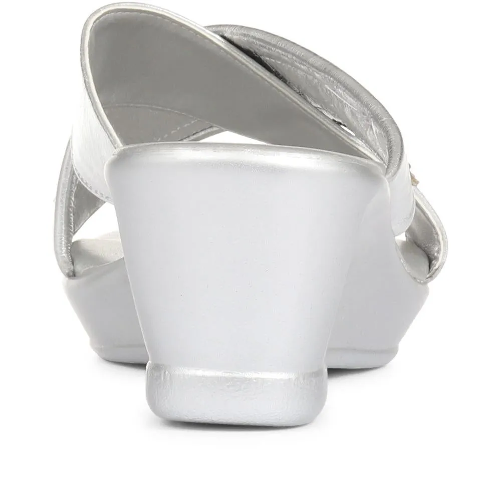 Wide Fit Wedge Mule Sandals - KIKKA29004 / 314 197 sold by Shoe-Shop product image thumbnail 4