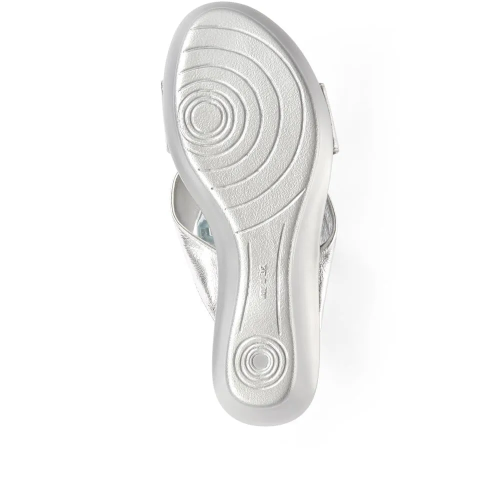 Wide Fit Wedge Mule Sandals - KIKKA29004 / 314 197 sold by Shoe-Shop product image thumbnail 5