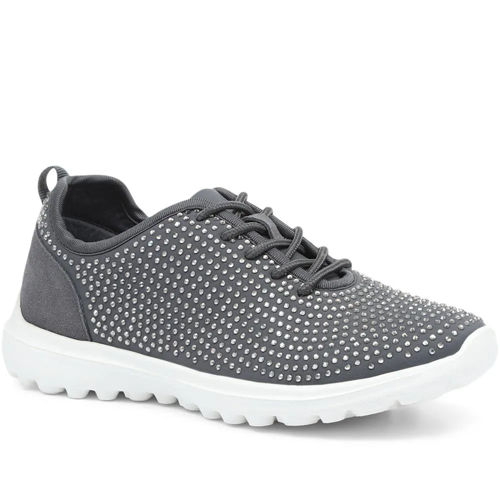 Embellished Lace-Up Trainer - BRK31053 / 317 889 sold by Shoe-Shop product image thumbnail 2