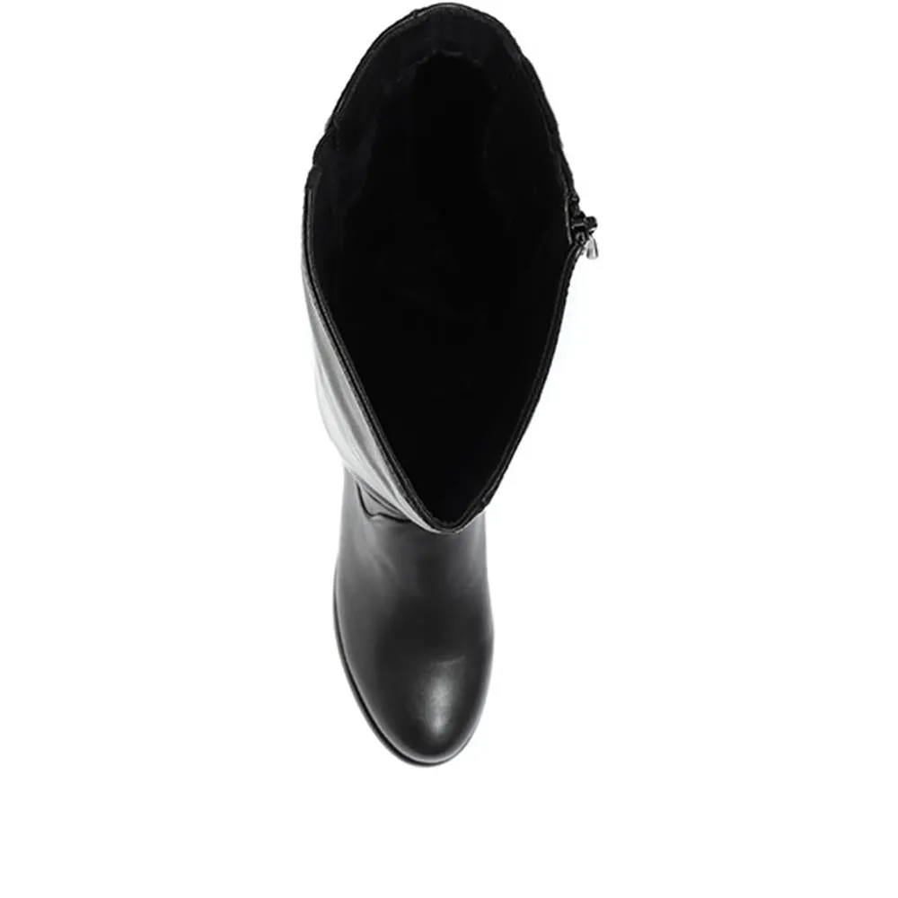 Knee High Boot with Stretch Calf Fit - WLIG30002 / 316 512 sold by Shoe-Shop product image thumbnail 5