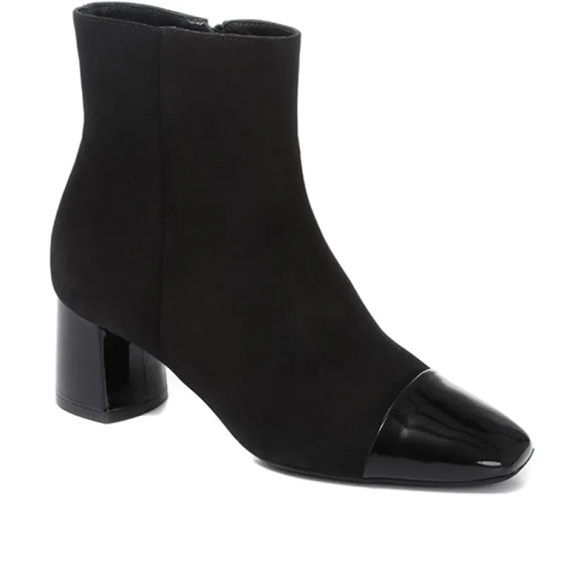 Natalie Heeled Leather Ankle Boot - GLO30504 / 316 906 sold by Shoe-Shop