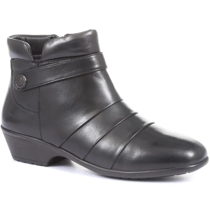 Leather Ankle Boots - KF30008 / 316 384 sold by Shoe-Shop