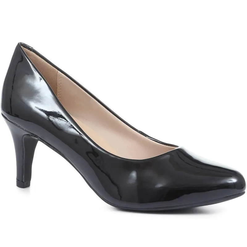Patent Stiletto Court Shoes - LEATH36001 / 322 573 sold by Shoe-Shop