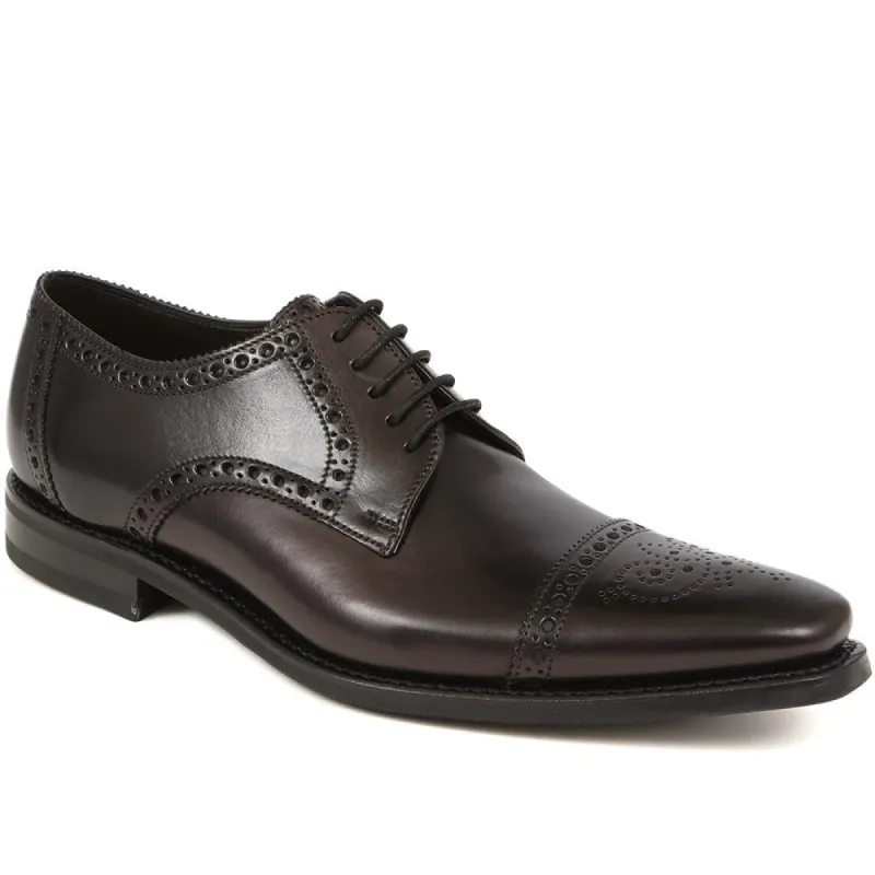 Foley Calf Leather Derby Brogue - FOLEY / 27254229 sold by Shoe-Shop