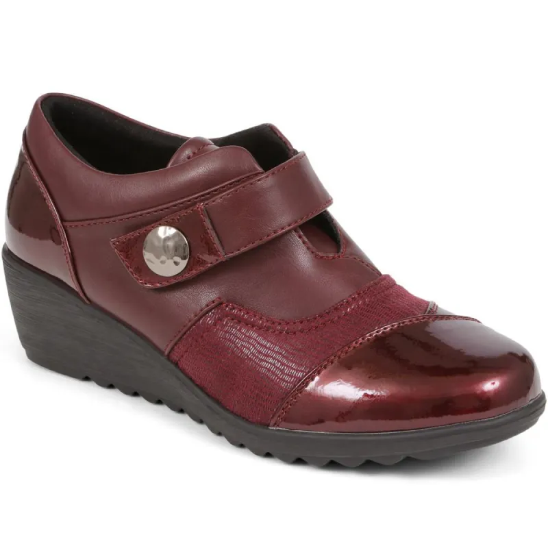Touch Fasten Wedge Shoe - WBINS38068 / 324 514 sold by Shoe-Shop