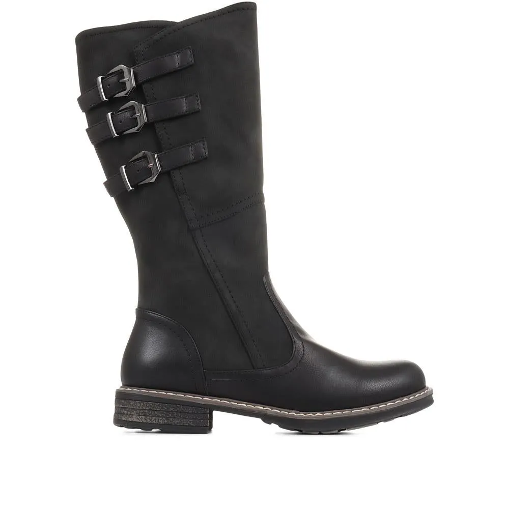 Flat Knee High Boots - WOIL36025 / 322 775 sold by Shoe-Shop product image thumbnail 2