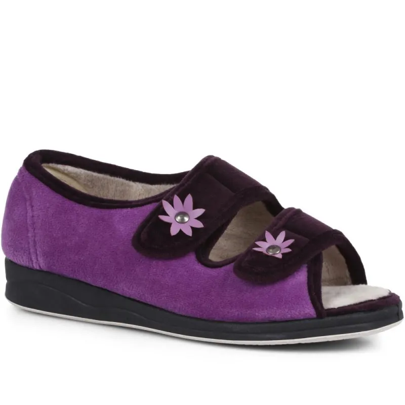 Extra Wide Fit Slippers - CAIT / 321 652 sold by Shoe-Shop