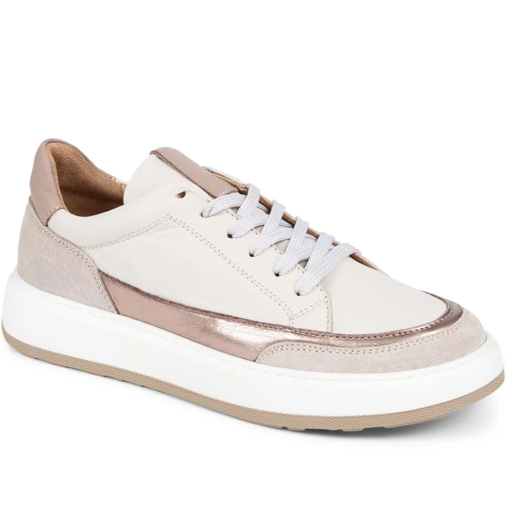 Scarlette Leather Trainers - SCARLETTE / 324 600 sold by Shoe-Shop