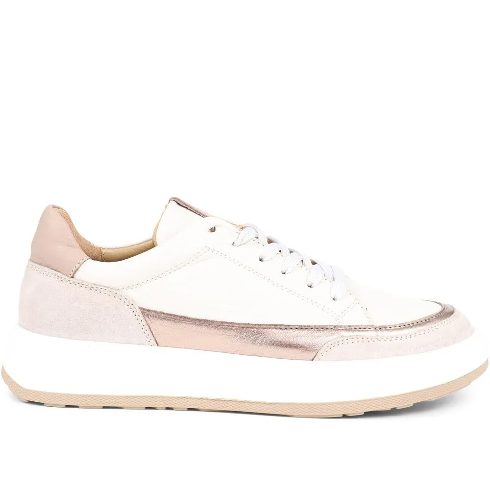 Scarlette Leather Trainers - SCARLETTE / 324 600 sold by Shoe-Shop product image thumbnail 3