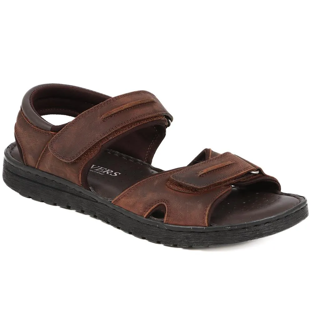 Leather Touch-Fasten Sandals - THEST39003 / 325 796 sold by Shoe-Shop