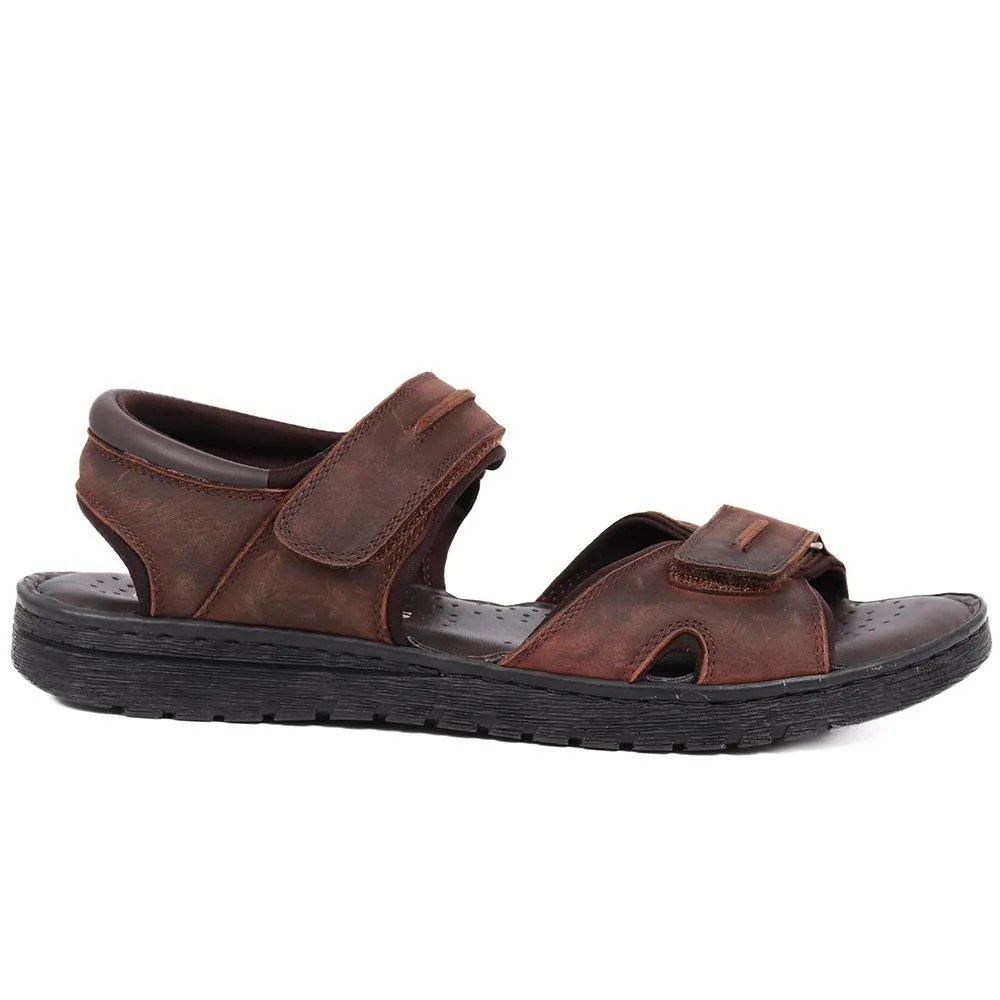 Leather Touch-Fasten Sandals - THEST39003 / 325 796 sold by Shoe-Shop product image thumbnail 3
