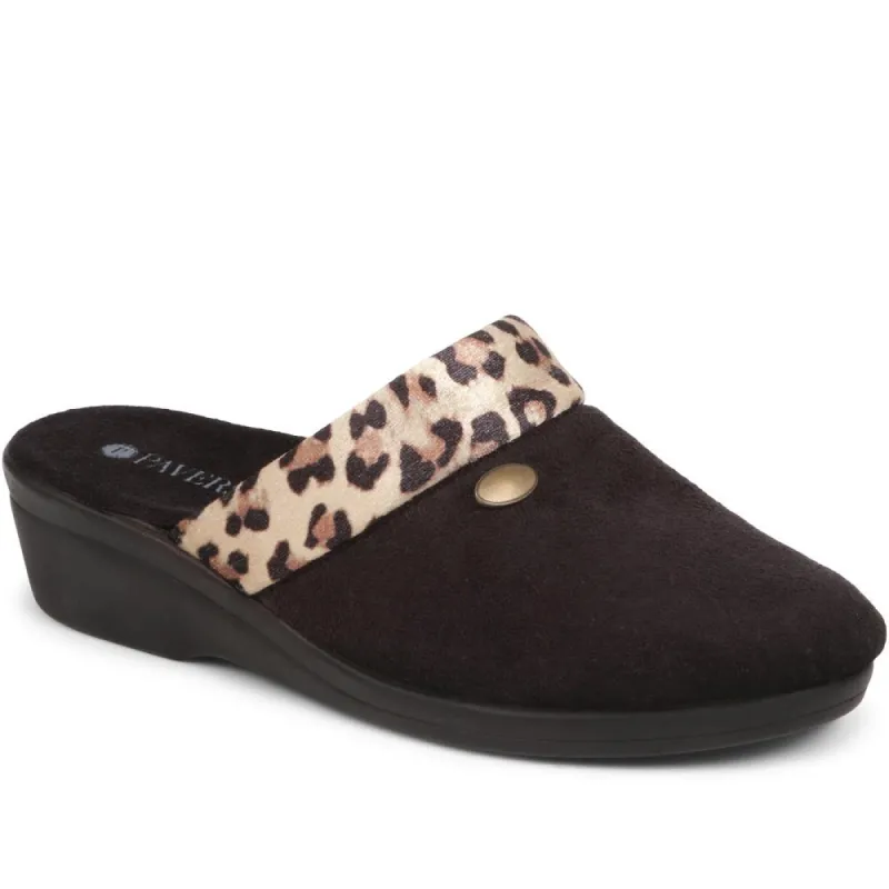 Patterned Accent Mules - MUYA38003 / 324 672 sold by Shoe-Shop