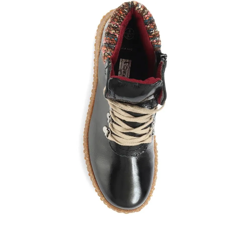 Knitted Cuff Hiker Ankle Boot - HAK34026 / 321 192 sold by Shoe-Shop product image thumbnail 5