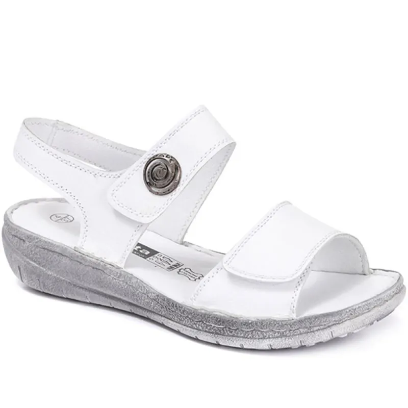 Touch Fasten Leather Sandals - HAK25511 / 310 284 sold by Shoe-Shop