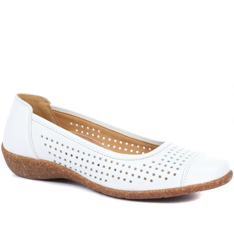 Wide Fit Leather Pump - HAK2311 / 311 195 sold by Shoe-Shop