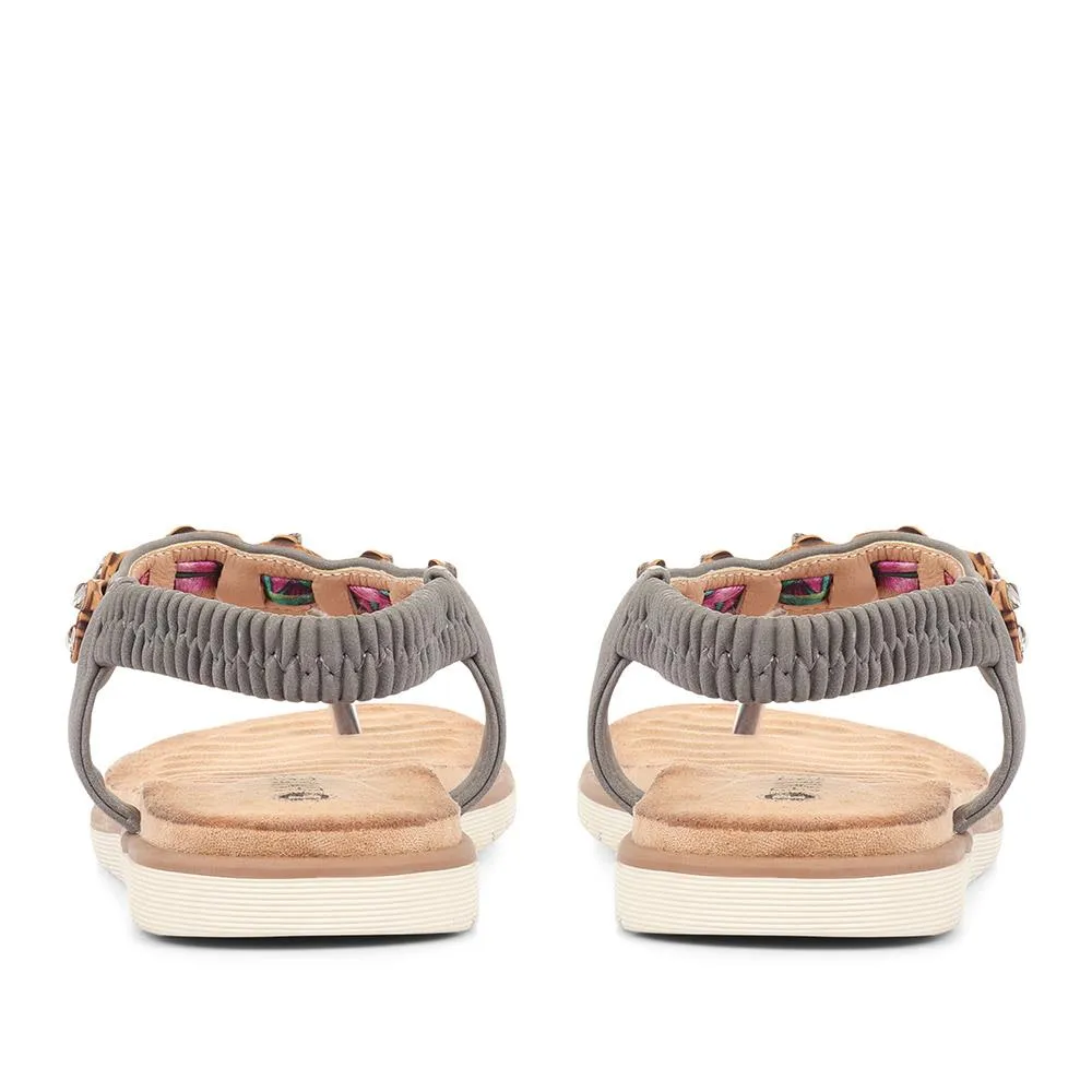 Embellished Toe-Post Sandals - BAIZH33051 / 320 049 sold by Shoe-Shop product image thumbnail 4