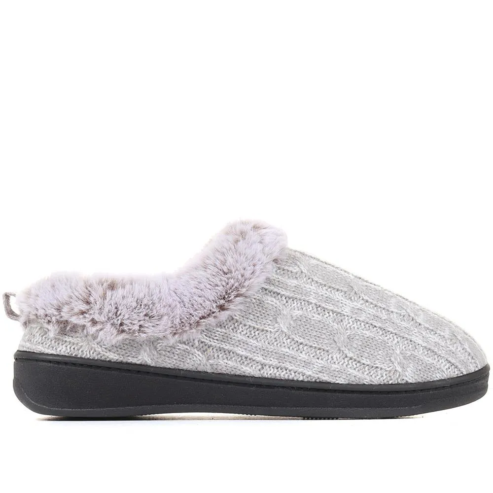 Faux-Fur Full Slippers - QING36019 / 322 513 sold by Shoe-Shop product image thumbnail 3