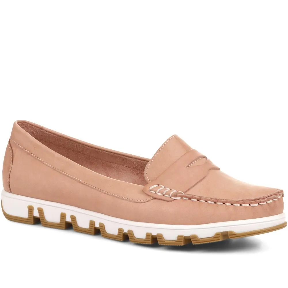 Leather Slip-On Loafers - SIMIN35003 / 322 455 sold by Shoe-Shop
