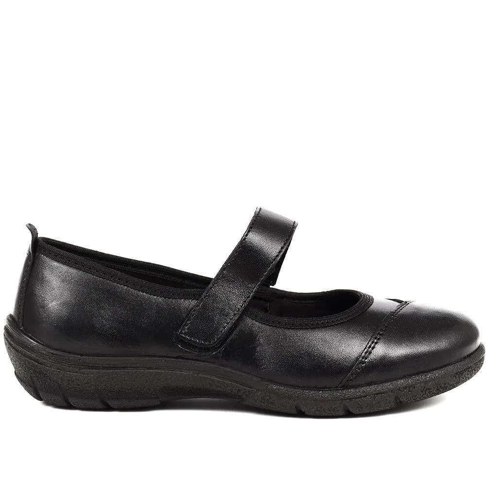 Touch-Fasten Leather Mary Janes - DDIN38007 / 324 742 sold by Shoe-Shop product image thumbnail 3