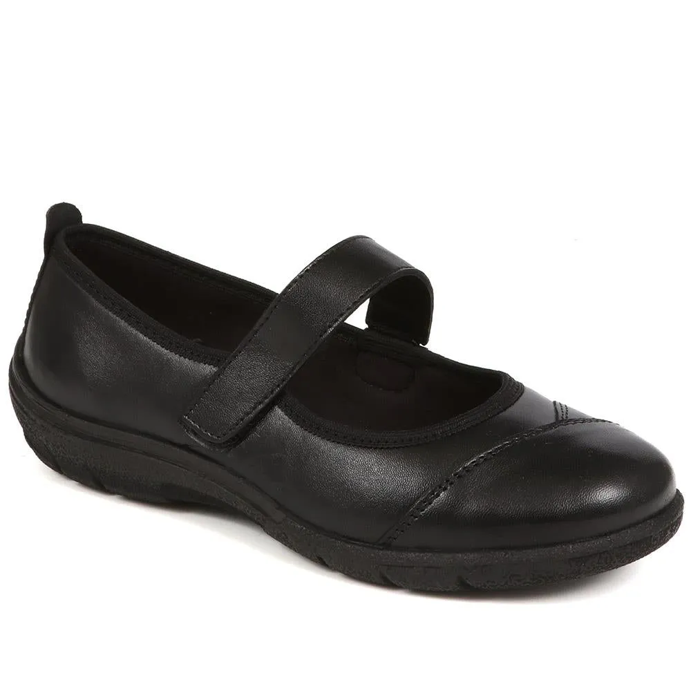 Touch-Fasten Leather Mary Janes - DDIN38007 / 324 742 sold by Shoe-Shop
