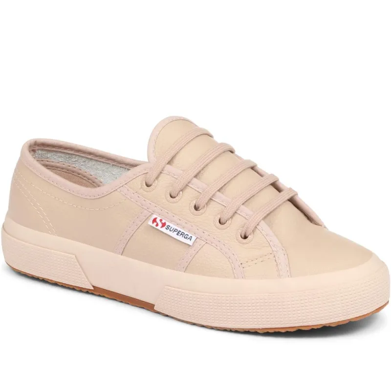 2750 EFGLU Leather Lace-Up Trainer - 2750EFGLU / null made by Superga