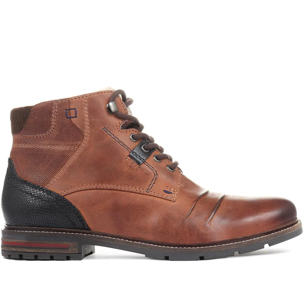 Wide G Fit Leather Lace-Up Ankle Boot - RNB32009 / 318 850 sold by Shoe-Shop product image thumbnail 2